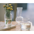 Небольшая стеклянная ваза для свадебной центральной вазы на столовой части